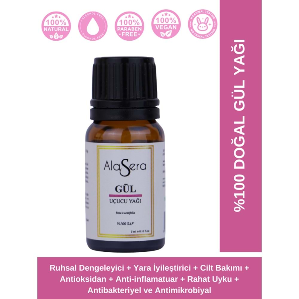 GÜL YAĞI (ROSA X CENTİFOLİA) 5 ML