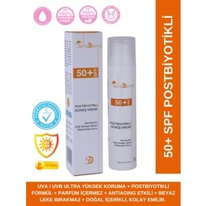 SERADERMA POSTBİYOTİKLİ 50+SPF GÜNEŞ KREMİ 100 ML